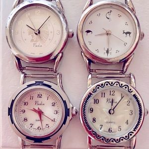 SOUTHWEST STYLE WATCH FACES (LOT OF 4)
